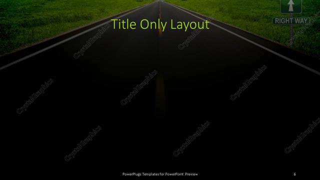 Title Only presentation slide layout