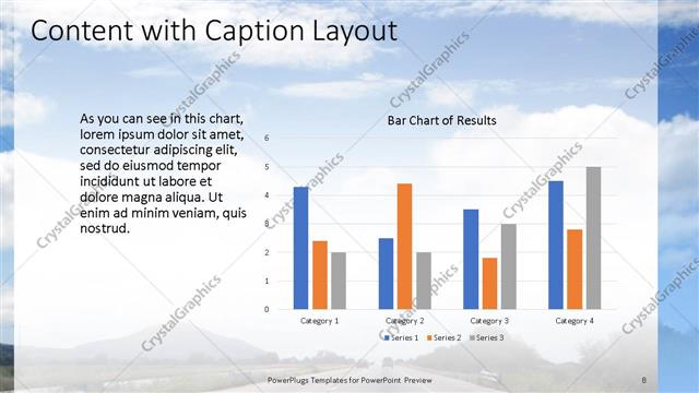 Content with Caption presentation slide layout