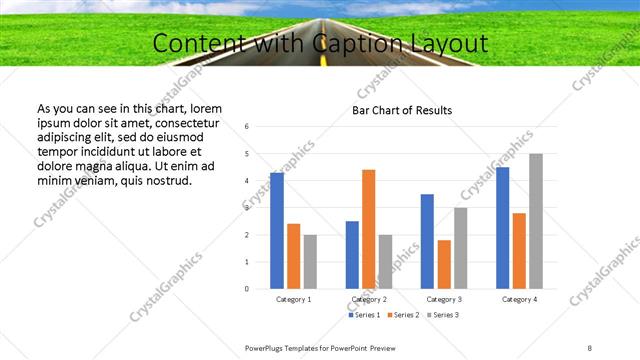 Content with Caption presentation slide layout