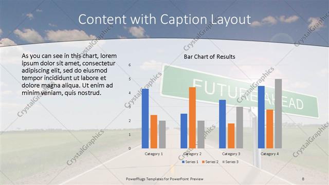 Content with Caption presentation slide layout