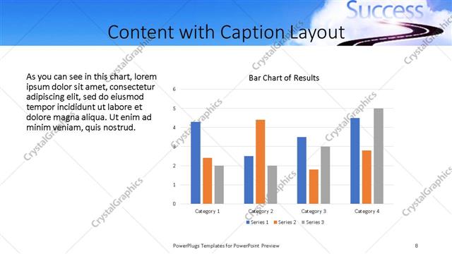 Content with Caption presentation slide layout