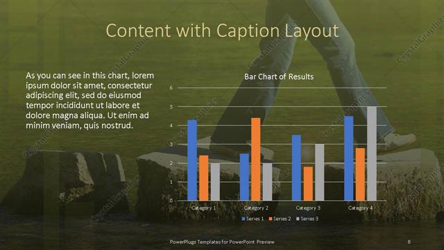 Content with Caption presentation slide layout