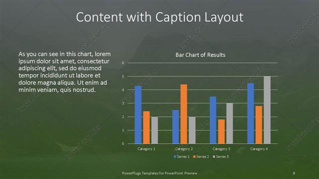 Content with Caption presentation slide layout