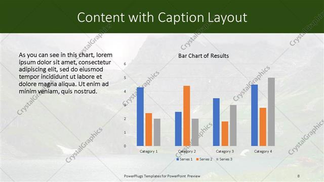 Content with Caption presentation slide layout