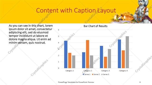 Content with Caption presentation slide layout