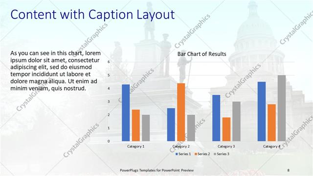 Content with Caption presentation slide layout