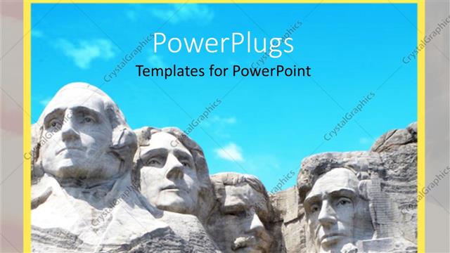  Presentation with clear - A historical place with clear sky in the background