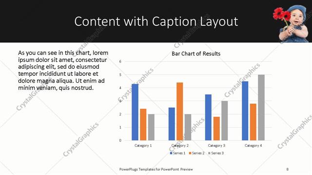 Content with Caption presentation slide layout