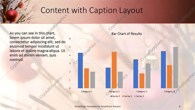 Content with Caption presentation slide layout