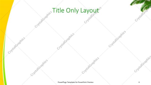Title Only presentation slide layout