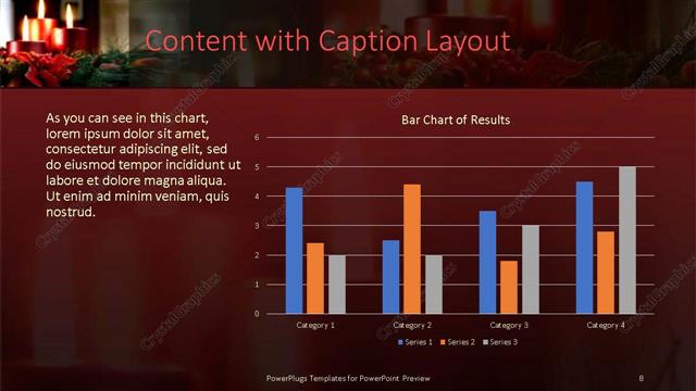 Content with Caption presentation slide layout