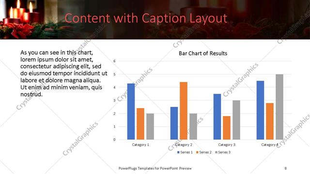 Content with Caption presentation slide layout