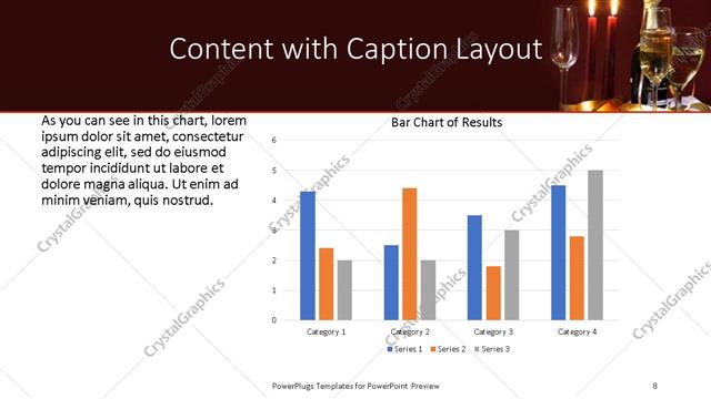 Content with Caption presentation slide layout