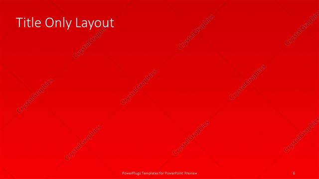 Title Only presentation slide layout