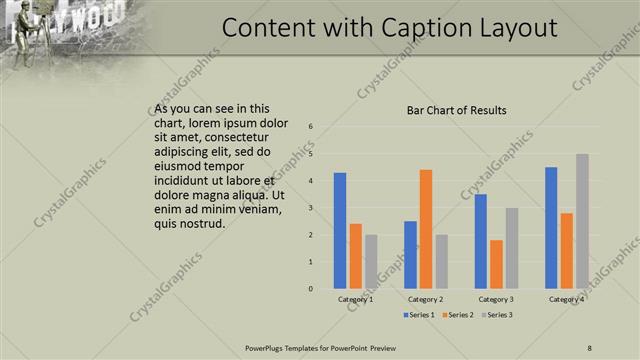Content with Caption presentation slide layout