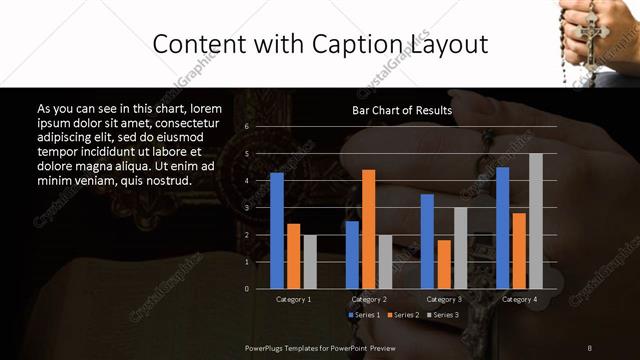 Content with Caption presentation slide layout