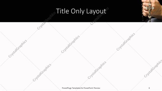 Title Only presentation slide layout