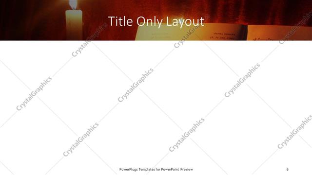 Title Only presentation slide layout