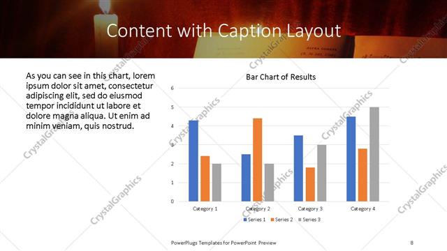 Content with Caption presentation slide layout
