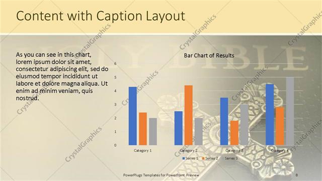Content with Caption presentation slide layout
