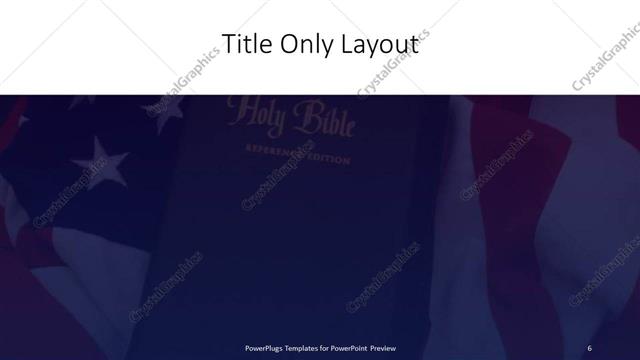 Title Only presentation slide layout