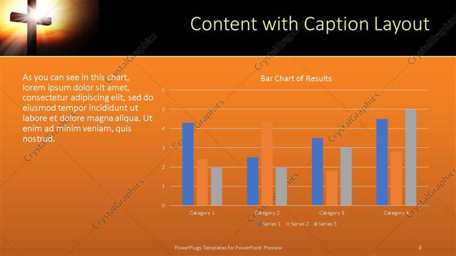 Content with Caption presentation slide layout