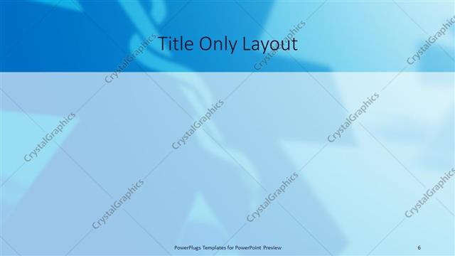 Title Only presentation slide layout