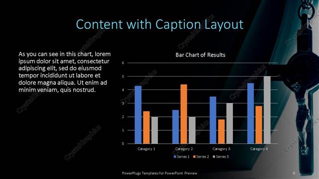 Content with Caption presentation slide layout