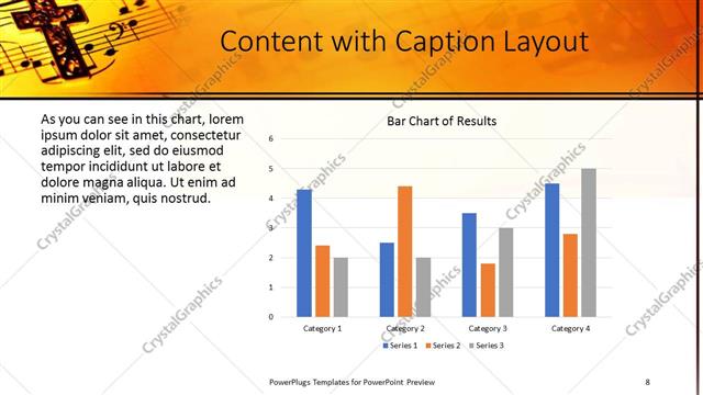 Content with Caption presentation slide layout