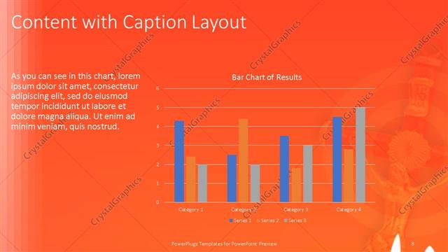 Content with Caption presentation slide layout