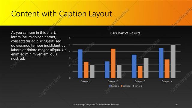 Content with Caption presentation slide layout