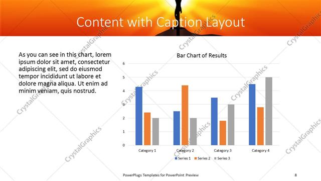 Content with Caption presentation slide layout