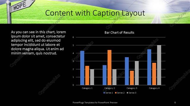 Content with Caption presentation slide layout