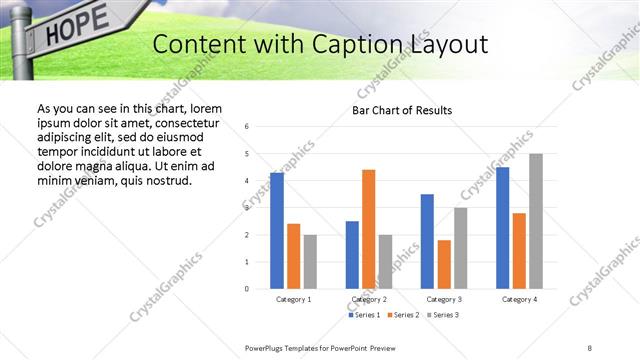 Content with Caption presentation slide layout