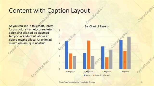 Content with Caption presentation slide layout