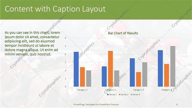Content with Caption presentation slide layout