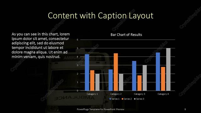 Content with Caption presentation slide layout