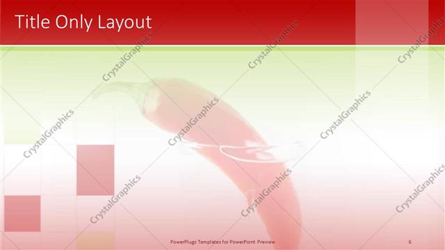 Title Only presentation slide layout