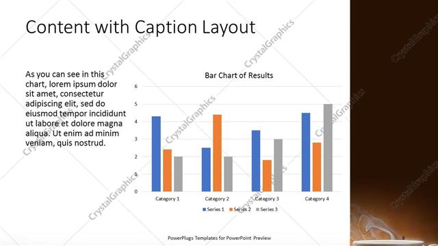 Content with Caption presentation slide layout