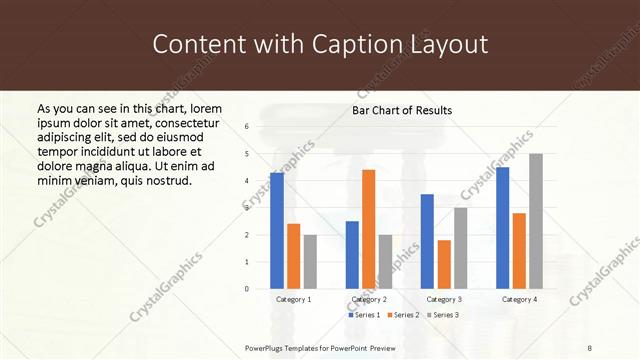 Content with Caption presentation slide layout