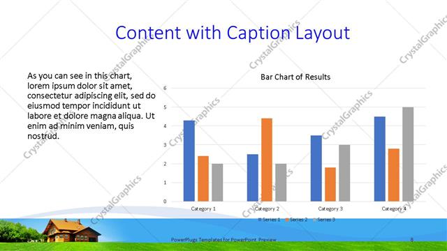 Content with Caption presentation slide layout