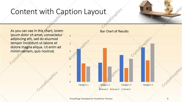 Content with Caption presentation slide layout