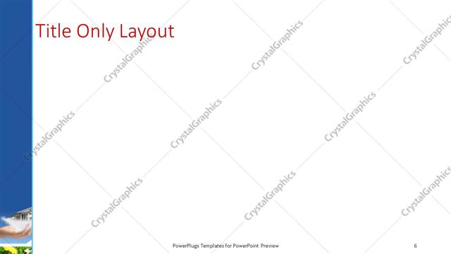 Title Only presentation slide layout