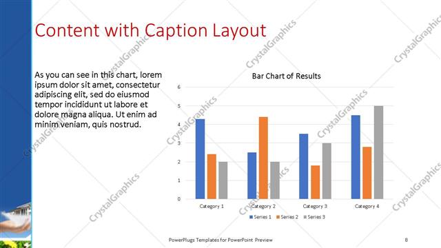 Content with Caption presentation slide layout