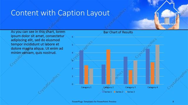 Content with Caption presentation slide layout