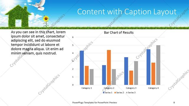 Content with Caption presentation slide layout