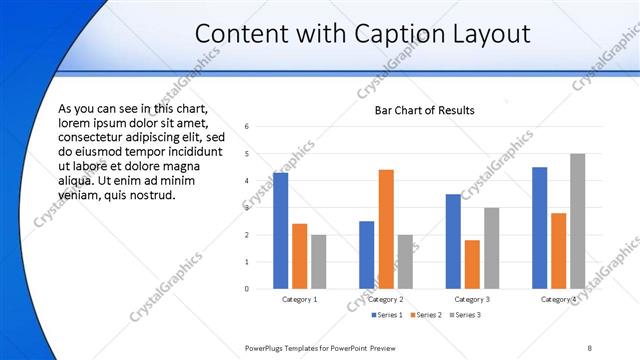 Content with Caption presentation slide layout