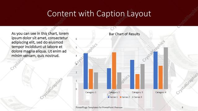 Content with Caption presentation slide layout