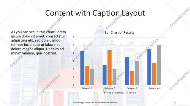 Content with Caption presentation slide layout
