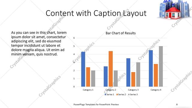 Content with Caption presentation slide layout